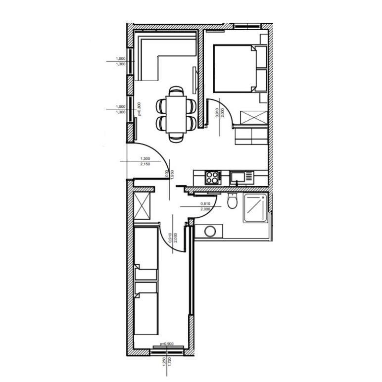 Socaland Apartmaji Luaran gambar