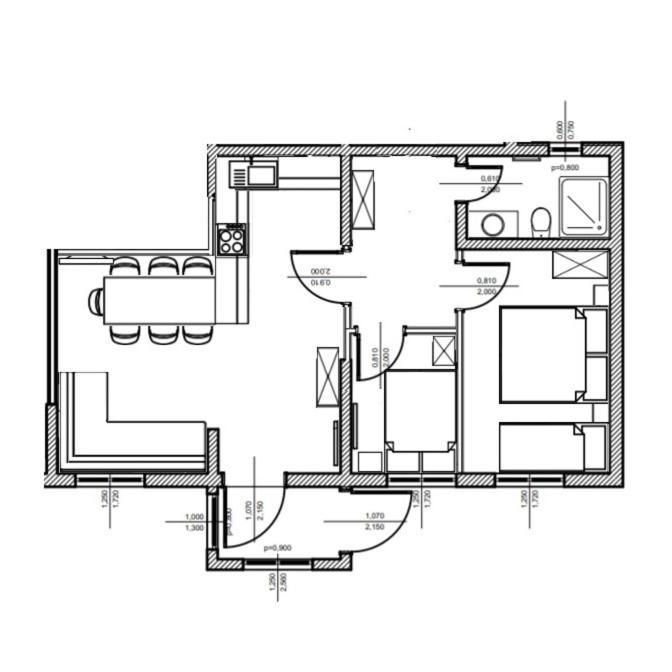 Socaland Apartmaji Luaran gambar